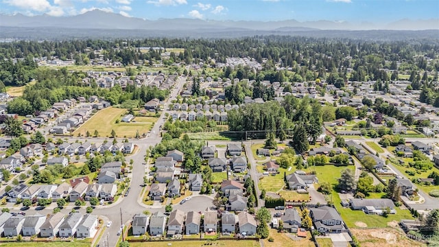 1228 81st Dr SE, Lake Stevens, WA 98258 - aerial view of residential area featuring a mountain backdrop