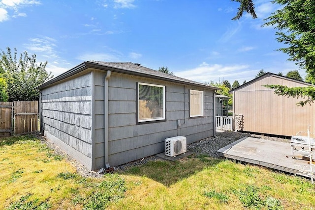 4515 14th Way SE, Lacey, WA 98503 - view of side of property featuring a cooling unit and an outdoor structure