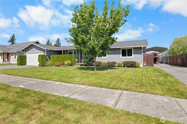 1875 Florence St, Enumclaw, WA 98022 - single story home with driveway, a detached carport, and a garage