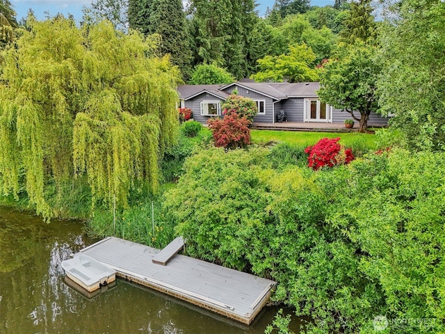 11112 E Riverside Dr, Bothell, WA 98011 - view from above of property featuring a large body of water