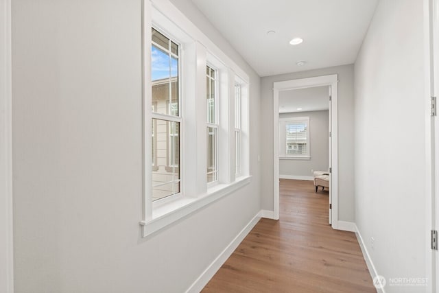 3348 218th St SE, Bothell, WA 98021 - corridor featuring wood finished floors and recessed lighting