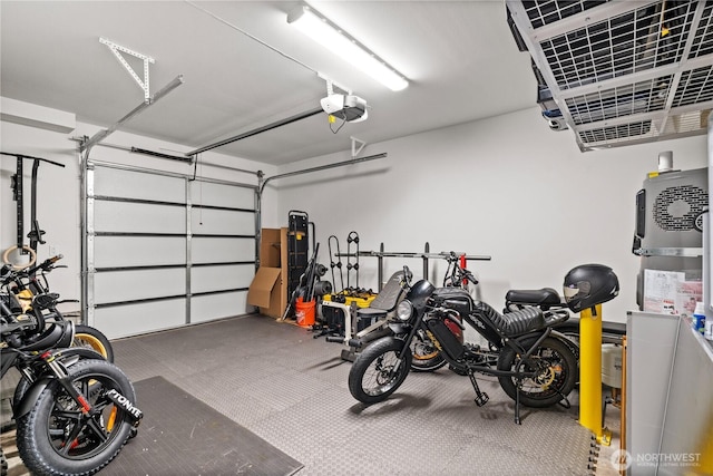 1734 NW 62nd St Unit A, Seattle, WA 98107 - garage featuring a garage door opener
