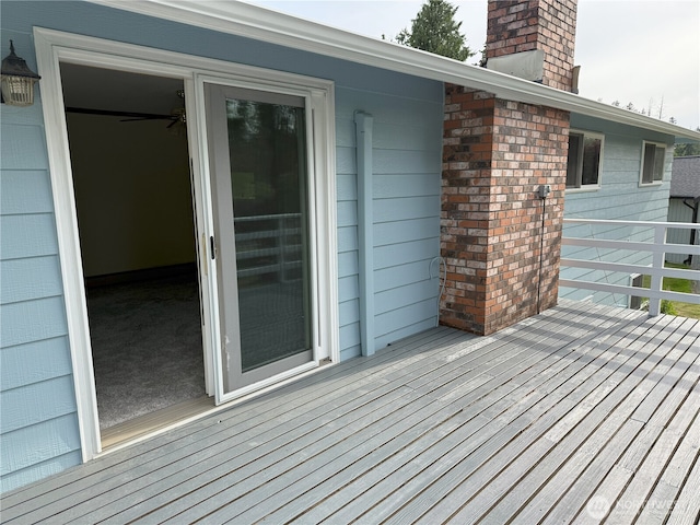 3410 Forest Ct, Bellingham, WA 98225 - view of wooden deck