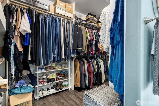 5810 246th St E, Graham, WA 98338 - spacious closet with wood finished floors