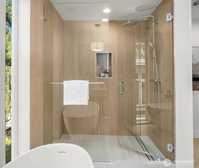 3983 162nd Pl SE, Bellevue, WA 98006 - bathroom featuring a shower stall