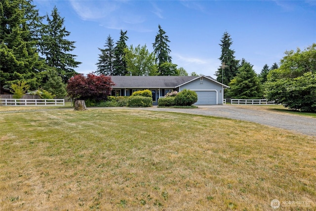 16325 Tareyton Ln SE, Yelm, WA 98597 - ranch-style house with a garage and gravel driveway