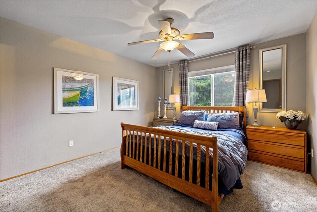 16325 Tareyton Ln SE, Yelm, WA 98597 - bedroom featuring carpet floors and a ceiling fan