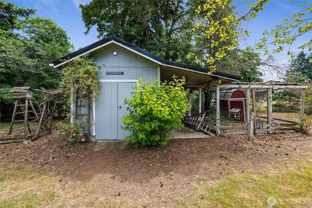 16325 Tareyton Ln SE, Yelm, WA 98597 - view of shed with exterior structure