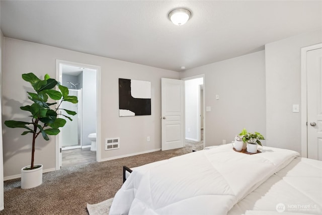 18401 Rampart Dr SE, Yelm, WA 98597 - bedroom featuring carpet flooring and connected bathroom