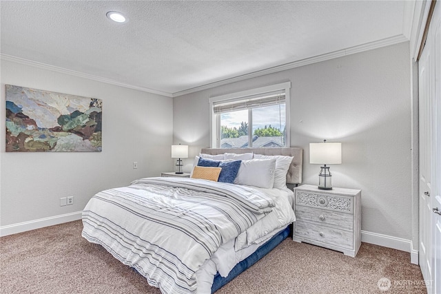 87 N Mary Ave, East Wenatchee, WA 98802 - carpeted bedroom with ornamental molding and a textured ceiling