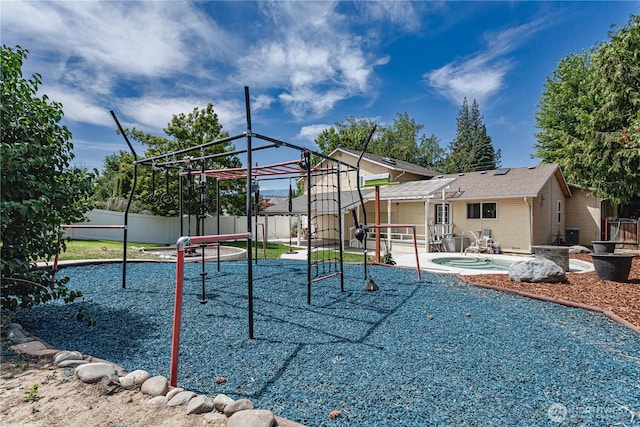 87 N Mary Ave, East Wenatchee, WA 98802 - view of play area with a patio area