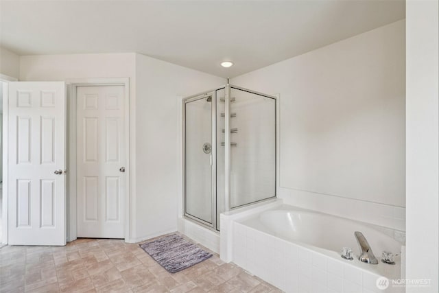 29709 217th Pl SE, Kent, WA 98042 - bathroom with a bath and a stall shower