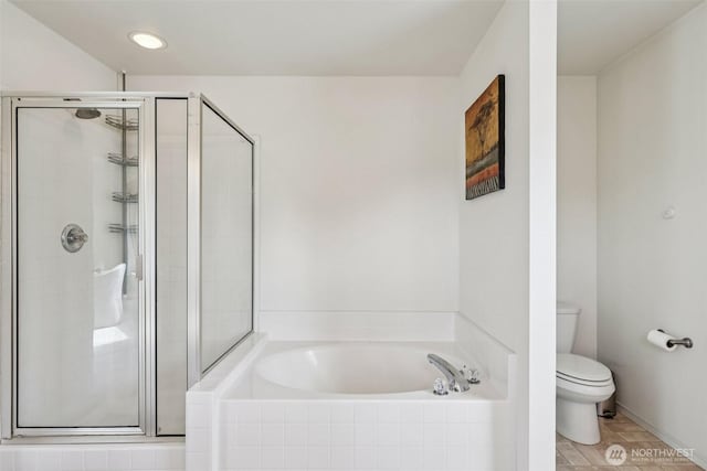 29709 217th Pl SE, Kent, WA 98042 - bathroom featuring a garden tub and a shower stall