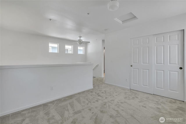 2064 Mcdonald Ave, Dupont, WA 98327 - basement with carpet and a ceiling fan