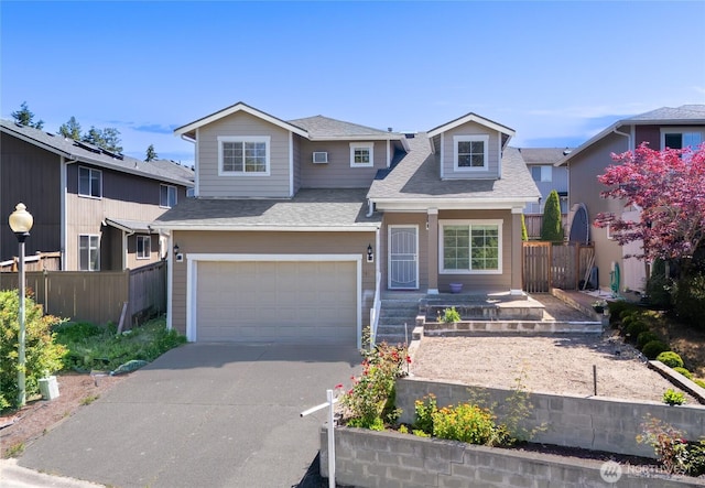26822 27th Ave S, Kent, WA 98032 - traditional home featuring an attached garage, concrete driveway, and roof with shingles