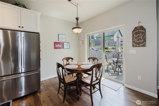 11928 Mayfair Ave SW, Port Orchard, WA 98367 - dining room featuring dark wood finished floors and baseboards