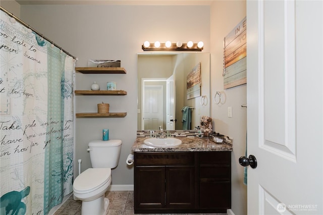11928 Mayfair Ave SW, Port Orchard, WA 98367 - full bath with vanity, tile patterned floors, and curtained shower