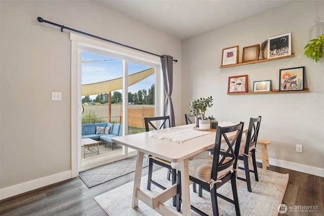 204 Regent Ct, Nooksack, WA 98276 - dining area with wood finished floors