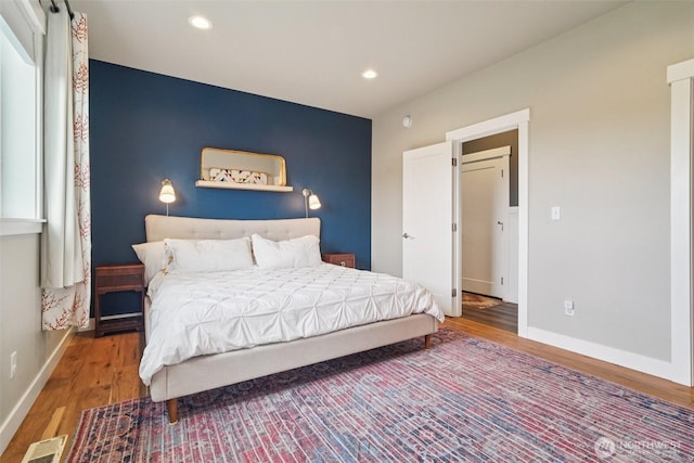 204 Regent Ct, Nooksack, WA 98276 - bedroom featuring wood finished floors and recessed lighting