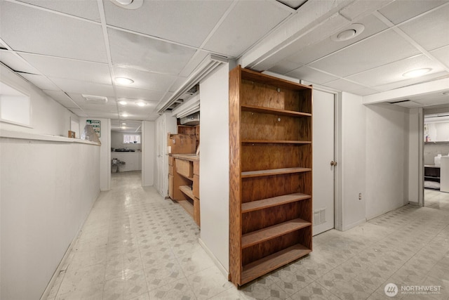13016 8th Pl SW, Burien, WA 98146 - hall with a paneled ceiling and baseboards