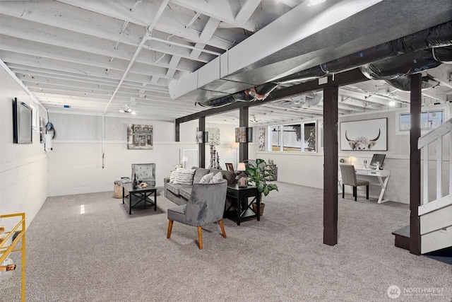 29260 Military Rd S, Federal Way, WA 98003 - basement with carpet flooring