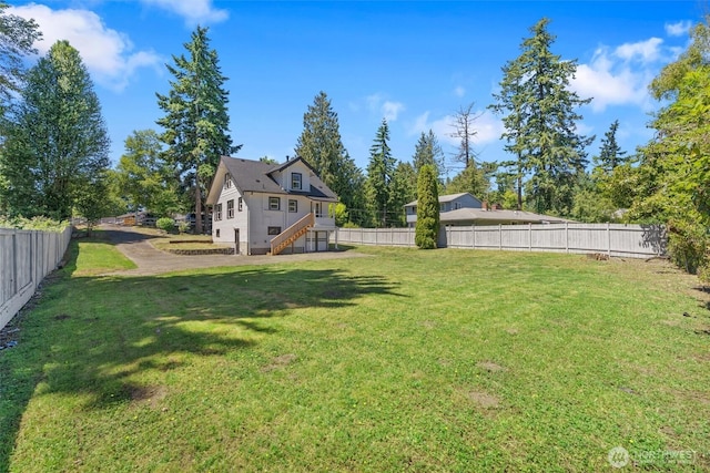 29260 Military Rd S, Federal Way, WA 98003 - fenced backyard with stairway