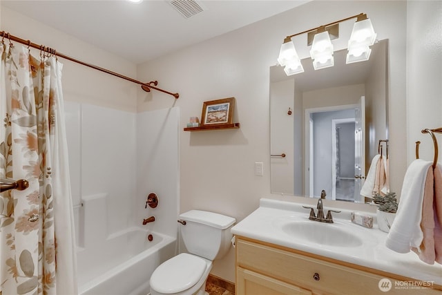 23017 138th Ave E, Graham, WA 98338 - full bathroom featuring shower / tub combo and vanity