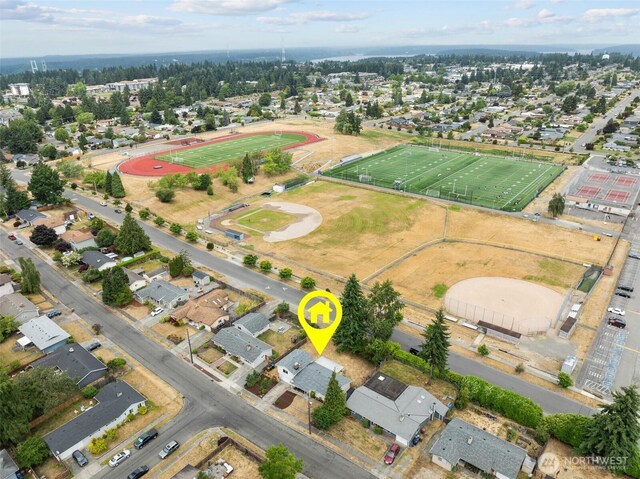 5257 N Dahl Dr, Tacoma, WA 98406 - bird's eye view