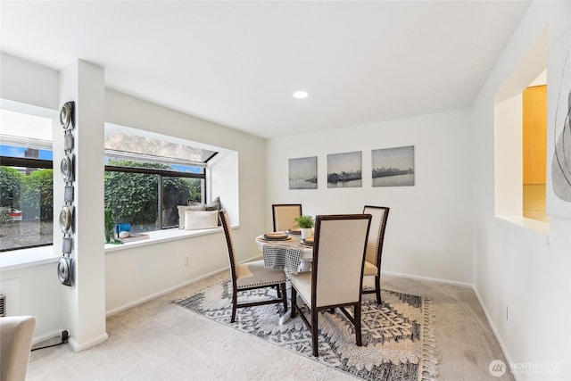 150 Melrose Ave E Unit 105, Seattle, WA 98102 - carpeted dining space with baseboards and recessed lighting