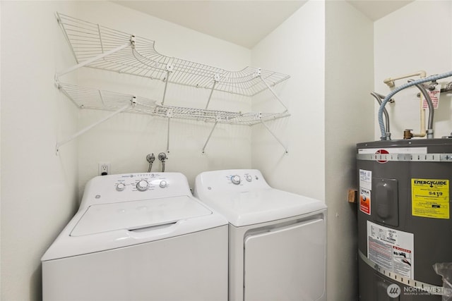 150 Melrose Ave E Unit 105, Seattle, WA 98102 - laundry room with water heater and washing machine and dryer