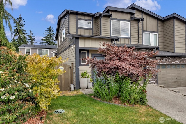 2015 79th St SE, Everett, WA 98203 - view of front of home featuring board and batten siding and a garage