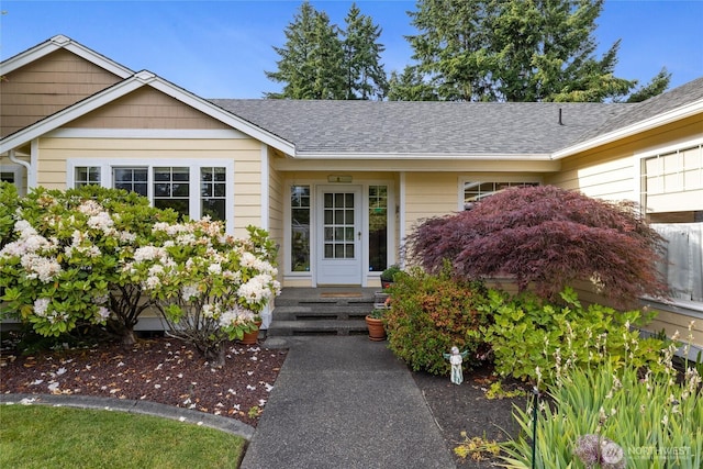 4703 235th St E, Spanaway, WA 98387 - entrance to property featuring roof with shingles