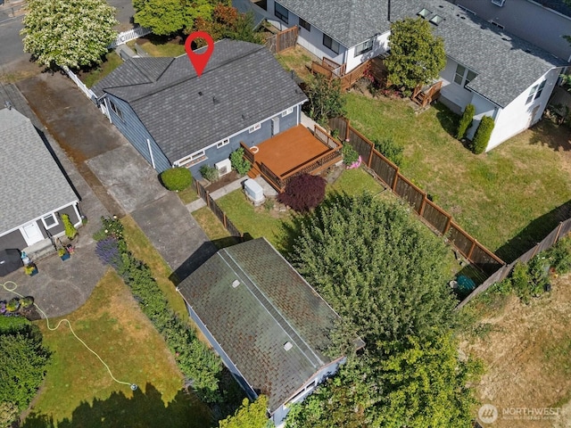 14324 Wayne Pl N, Seattle, WA 98133 - view from above of property