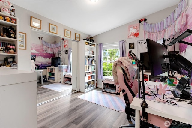 20301 69th St E, Bonney Lake, WA 98391 - home office with light wood-style floors