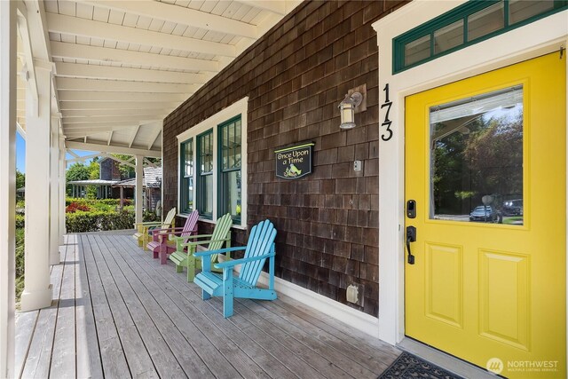 173 Meriweather St, Pacific Beach, WA 98571 - doorway to property with covered porch