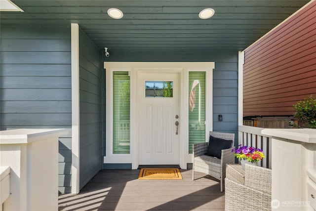 795 NE 2nd St, North Bend, WA 98045 - entrance to property with a porch
