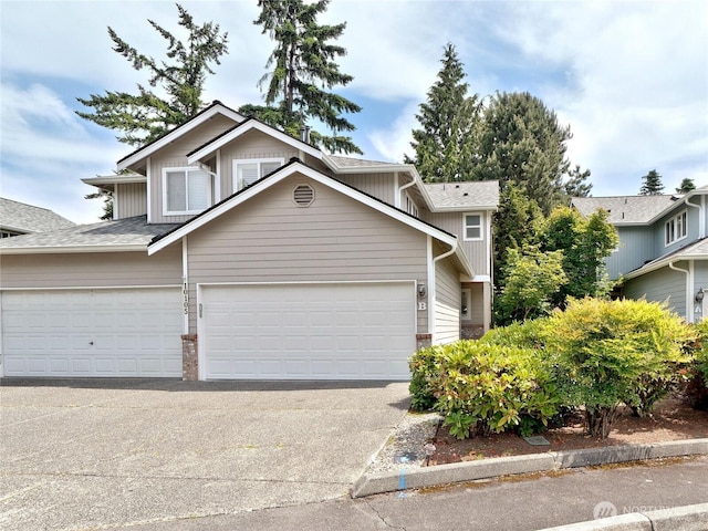 10105 6th Dr SE Unit B, Everett, WA 98208 - view of front of home with driveway and a garage