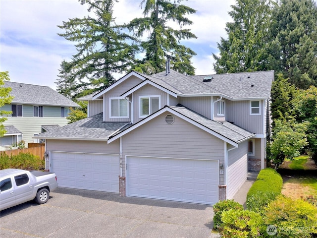 10105 6th Dr SE Unit B, Everett, WA 98208 - traditional home featuring driveway, an attached garage, and roof with shingles