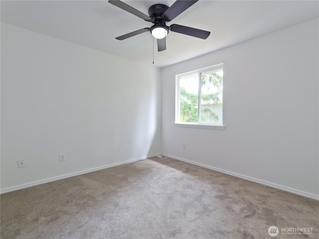 10105 6th Dr SE Unit B, Everett, WA 98208 - spare room featuring carpet flooring and a ceiling fan