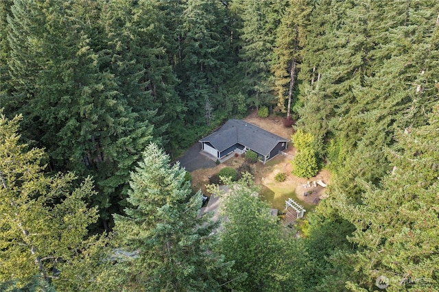 13719 Pinehurst Ln NW, Gig Harbor, WA 98329 - aerial view of property and surrounding area with a forest