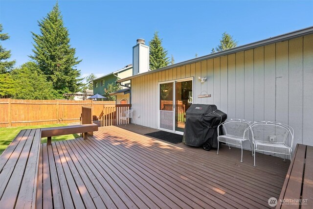 21850 SE 271st Pl, Maple Valley, WA 98038 - wooden deck featuring a grill