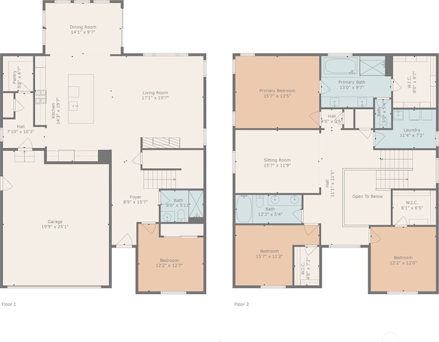 18740 130th St E, Bonney Lake, WA 98391 - view of property floor plan