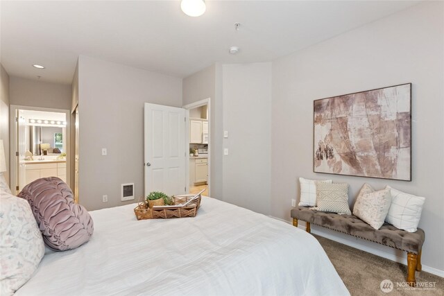 2147 Hammond Ave Unit B10, Dupont, WA 98327 - bedroom with carpet flooring and ensuite bath