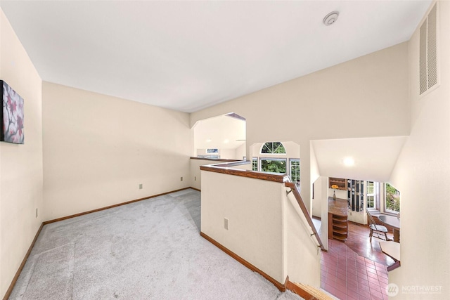 21 Longshore Ln, Bellingham, WA 98229 - hall with an upstairs landing and light carpet