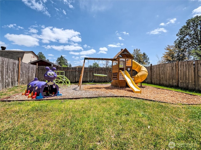 404 Nixon St S, Roy, WA 98580 - view of playground featuring a fenced backyard