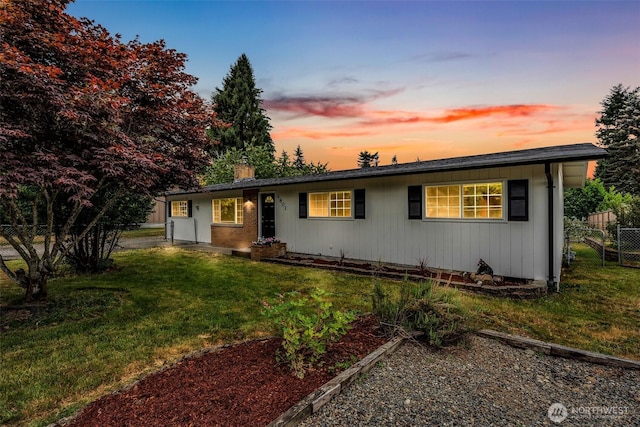 4801 78th St E, Tacoma, WA 98443 - ranch-style house featuring a chimney