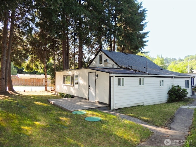 14808 131st Ave SE, Renton, WA 98058 - rear view of property featuring a wooden deck
