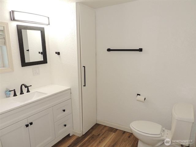 14808 131st Ave SE, Renton, WA 98058 - half bathroom with vanity and wood finished floors