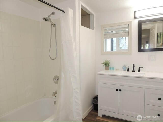 14808 131st Ave SE, Renton, WA 98058 - full bathroom featuring vanity and shower / tub combo