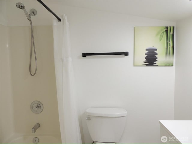 14808 131st Ave SE, Renton, WA 98058 - bathroom with shower / bath combo with shower curtain and vanity